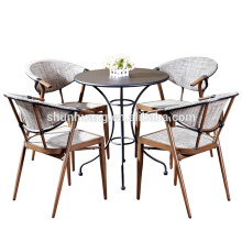 promotional outdoor garden furniture dining sets teslin dining chair